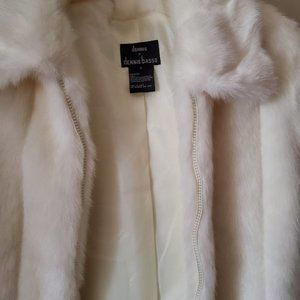 Faux fur 3/4 jacket Dennis Basso new small